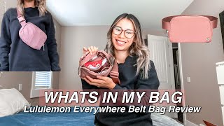 WHAT’S IN MY BAG 2021 | Lululemon Everywhere Belt Bag | Review | Worth the Money?