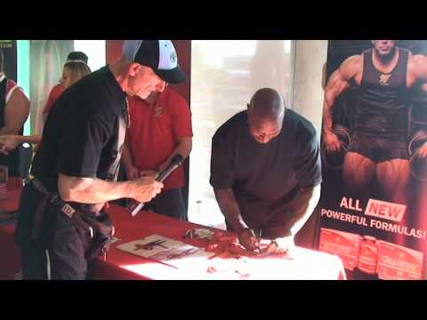 Muscle Box TV with Broc Man & Lee Haney at the Tam...