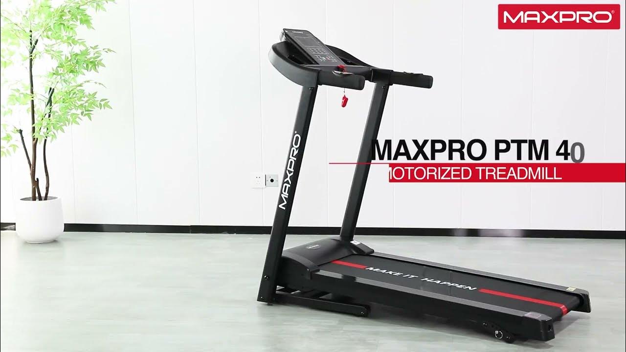 MAXPRO PTM400 Motorized Treadmill YouTube
