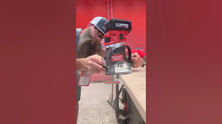 New Milwaukee M18 1/2” Router #toolnut #milwaukee #mikwaukeetools #router #shorts #woodworking