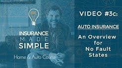 How Auto Insurance Works - No Fault States 