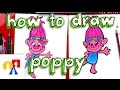 How To Draw Poppy From Trolls