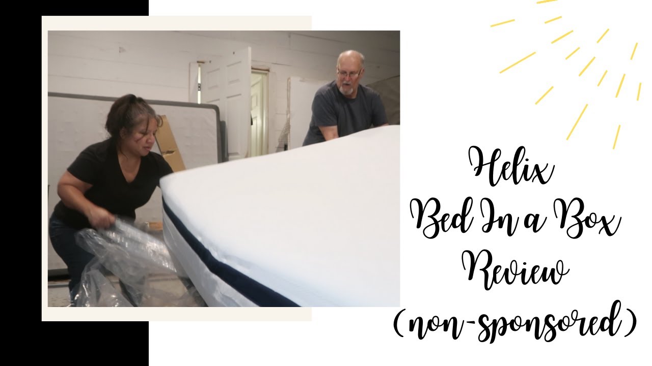 HELIX MATTRESS Bed in a Box Experience and NonSponsored Review YouTube