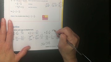 Math Chapter 9 Lesson 5 Add Unlike Fractions