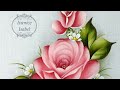 Pintando Rosa e folhas - Live do Facebook 14/08/2018