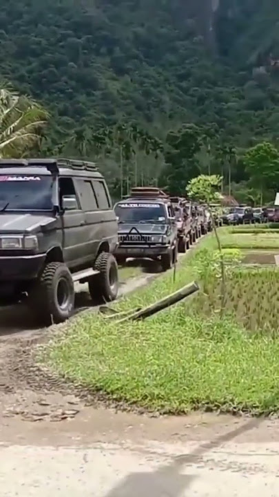 Kijang super 4x2 modif alto sangat tinggi ikut offroad #shorts