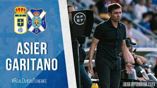 CD Tenerife | Rueda de prensa de Asier Garitano, antes del #RealOviedoTenerife | CD Tenerife