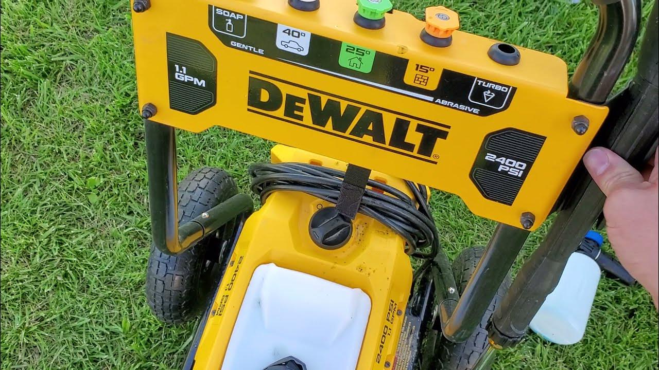 Testing the Dewalt electric pressure washer and Hyper Tough foam cannon