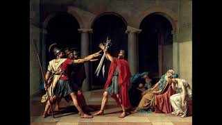 The Oath of the Horatii by Jacques-Louis David