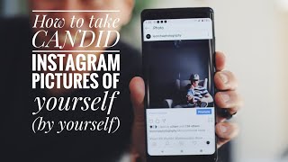 How to take (or fake) a candid Instagram pics of yourself (Canon M50)