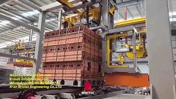 Automatic brick packaging equipment for brick production line in iraq