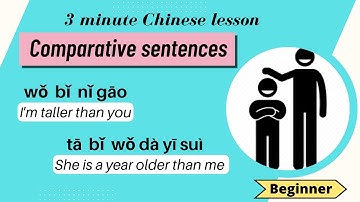 Learn Chinese - Comparative Sentences I For Beginners