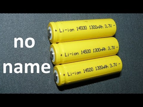 Li Ion аккумуляторы 14500 3-7 V на 1300 MAh No Name