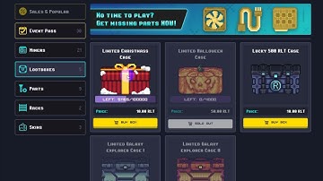 RollerCoin lootbox open