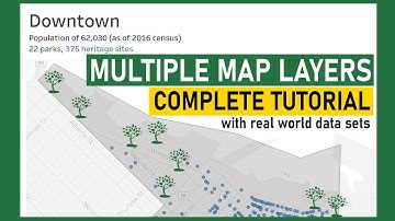 Tableau Multiple Map Layers (new in v2020.4) - Complete Tutorial with real world data set | sqlbelle