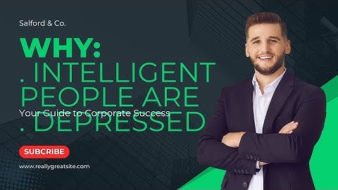 5: Things why intelligent people are depressed in life watch the full video 👍