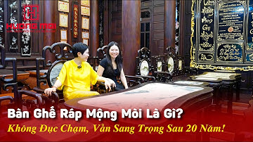 Siêu Hiếm: Bộ Bàn Ghế Gỗ Trắc 20 Năm – Ráp Mộng Mòi Chắc Nịch, Không Cần Đục Vẫn Sang Trọng!