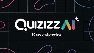 Quizizz AI 90 second preview - Create, Enhance, Analyze