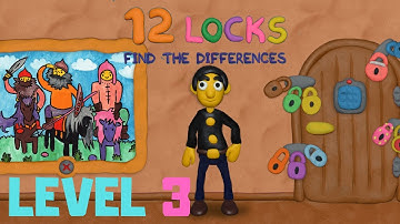 12 Locks Find the differences Level 3 (STATUE LEVEL)