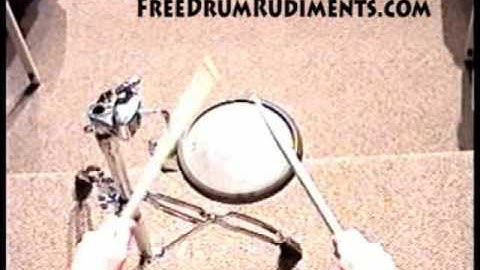 Drum Rudiments #29 - Inverted Flam Tap - FreeDrumRudiments.com