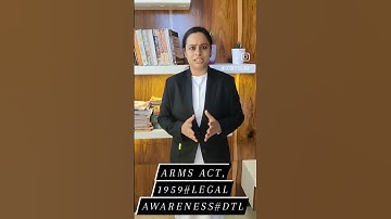 Arms Act , Legal Awareness
