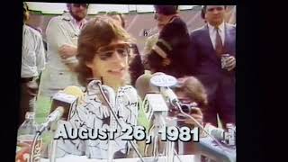 Mick Jagger Press Conference JFK Stadium Philadelphia August 26, 1981