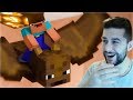 Reacting to Funny TINY DERP Minecraft Movie! Minecraft Animation!!