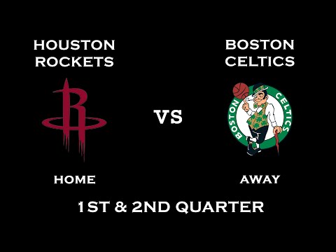 NBA 2K10 Gameplay Houston Rockets Vs Boston Celtics 1st 2nd Quarter