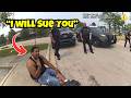 Driver's Reaction to Traffic Stop Catches Officer By Surprise