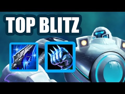 AD Blitzcrank Top - BUILD - League of Legends - YouTube