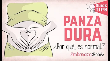 ¿Cuándo se endurece el vientre durante el embarazo?