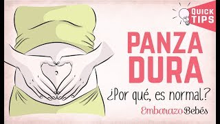 BARRIGA DURA en el Embarazo  ¿ES PELIGROSO? ¿Son Contracciones?