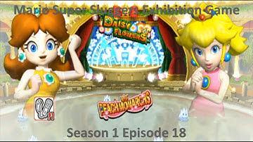 Mario Super Sluggers Exhibition Game Season 1 Episode 18 - Daisy Flowers vs Peach Monarchs