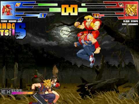 Terry Bogard and Ken Masters Vs Cloud and Tifa