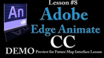 Adobe Edge Animate CC Lesson #8 - DEMO for Future Map Interface Lesson