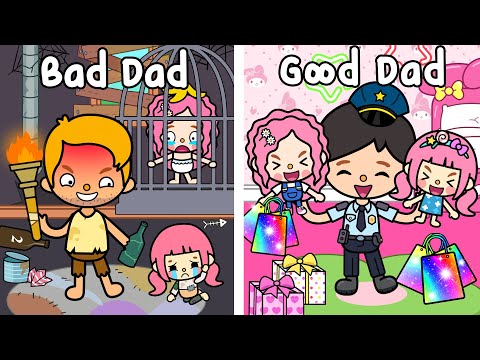 My Adoptive Dad Save Me From Evil Real Dad | Toca Love Story | Toca Boca Life World | Toca Animation