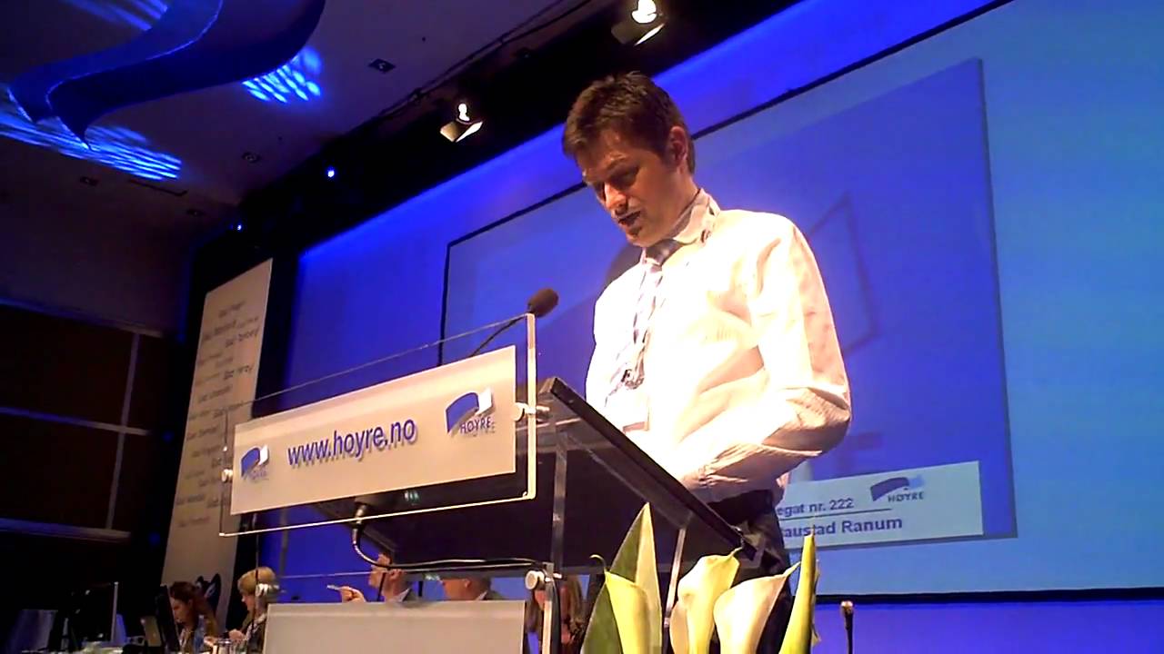 Yngve Brox om foreldrepermisjon på Høyres landsmøte