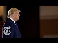 President Trump Walks Out. Over And Over Again. | The New York Times