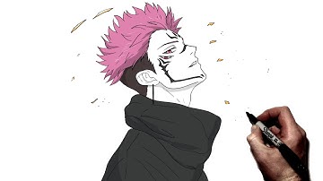 How To Draw Sukuna | Step By Step | JJK