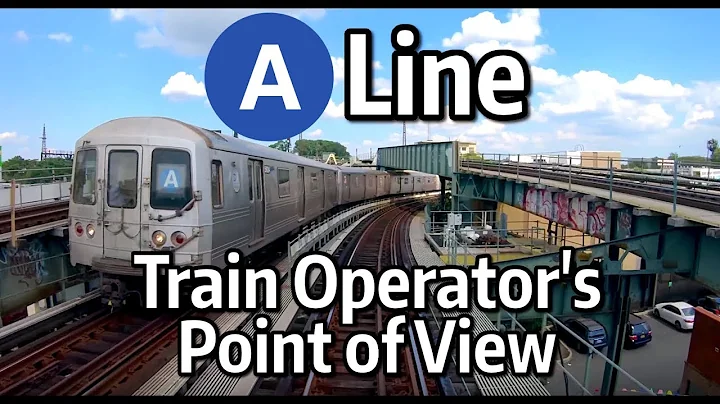 ⁴ᴷ⁶⁰ NYC Subway Front Window View - The A Express to Rockaway Park