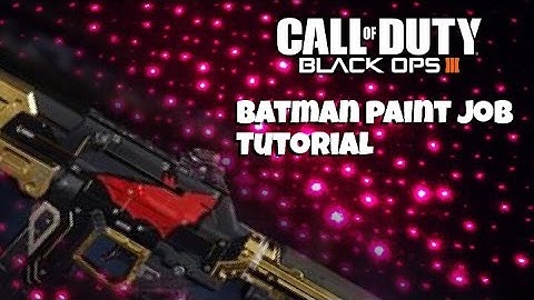 Batman beyond paintshop tutorial black ops 3 emblem tutorial