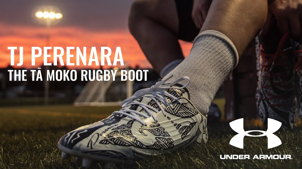 TJ Perenara - The Tā Moko Rugby Boot / Under Armour 2020 - YouTube