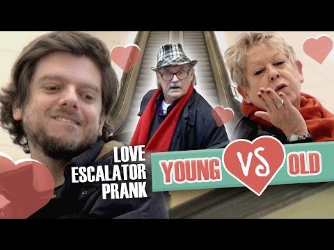 Love Escalator Prank : Young VS Old (Feat. Studio Danielle & Jonathan Demayo)