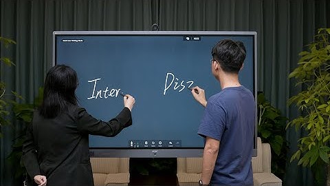 H3C 8K MagicHub Interactive Whiteboard Function Enhances Team Brainstorming Efficiency
