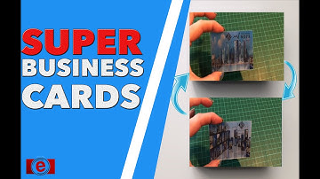 3D Lenticular Business Cards | Flip Effect Printing by TwenT3