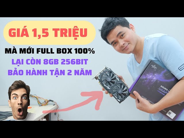 Mua Card Hình Giá 1,5 Triệu Mới 100% 256Bit 8GB Trên Shopee Chơi Game Có Ra Gì ? AISURIX RX 560XT 8G