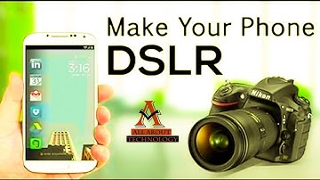 Make Your Mobile Camera Like DSLR | You Can Use Like DSLR Blur in your Android