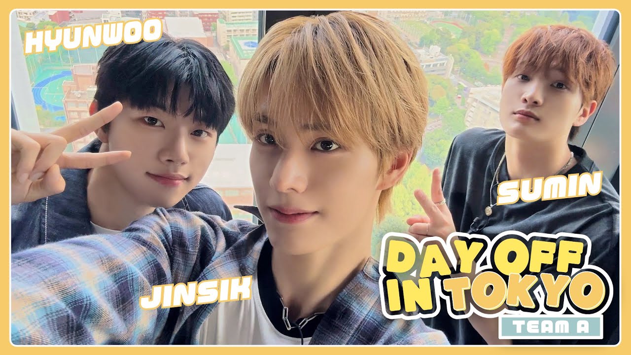xikers DAY OFF IN TOKYO TEAM A (SUMIN, JINSIK, HYUNWOO