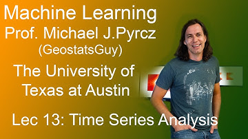 13 Machine Learning: Time Series Analysis