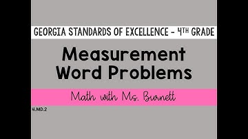 Measurement Word Problems